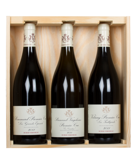 Coffret 3 Bourgogne 1er Cru 2011 Huber-Verdereau